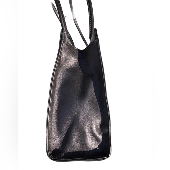 Coach Vintage 1998 HTF Pearlized Grey Nappa Leather Mini Tote Made in Italy 6108 - Picture 7 of 14